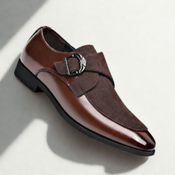 Alternative view of chaussure-monk-strap-cuir-zavio-firenze